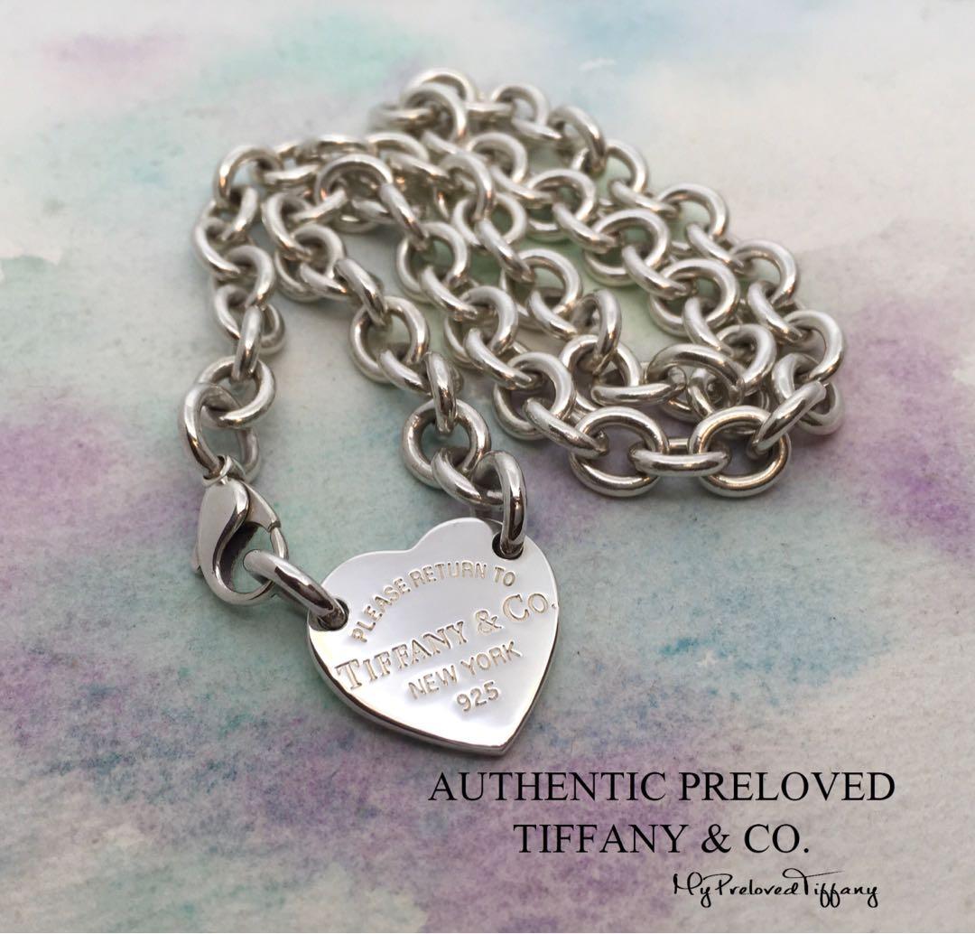 Tiffany choker heart necklace hotsell