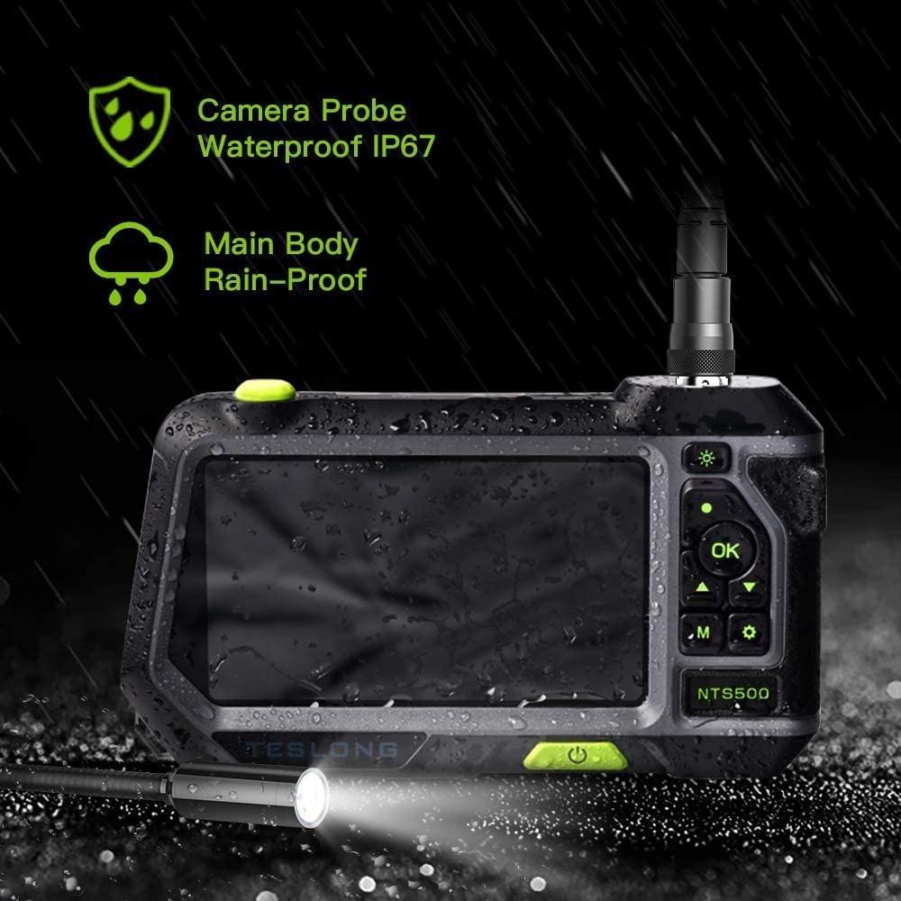 Autofocus Endoscope with 5" Monitor, Teslong NTS500 Auto Focus Industrial Borescope Inspection