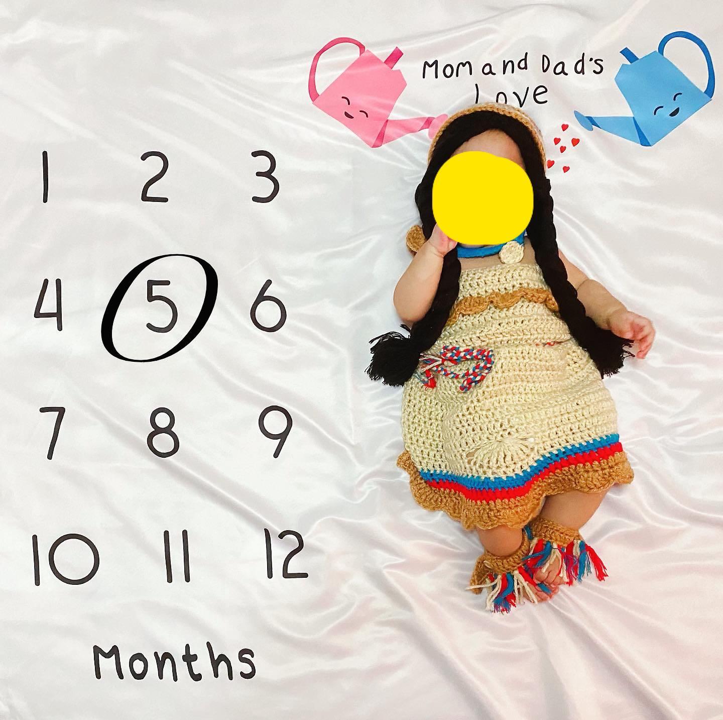 Baby girl Disney crochet costume- Pocahontas, Babies Kids