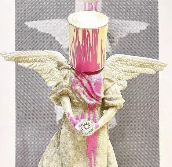 Banksy / Sync Bucket on head original colour ver. Medicom toy 