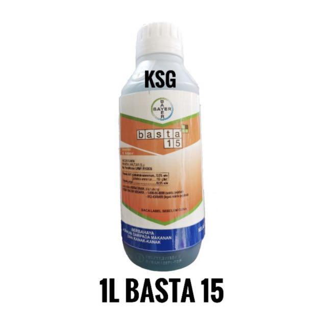 Basta 15 Herbicide Racun Rumput Glufosinate Ammonium 13.5 1L