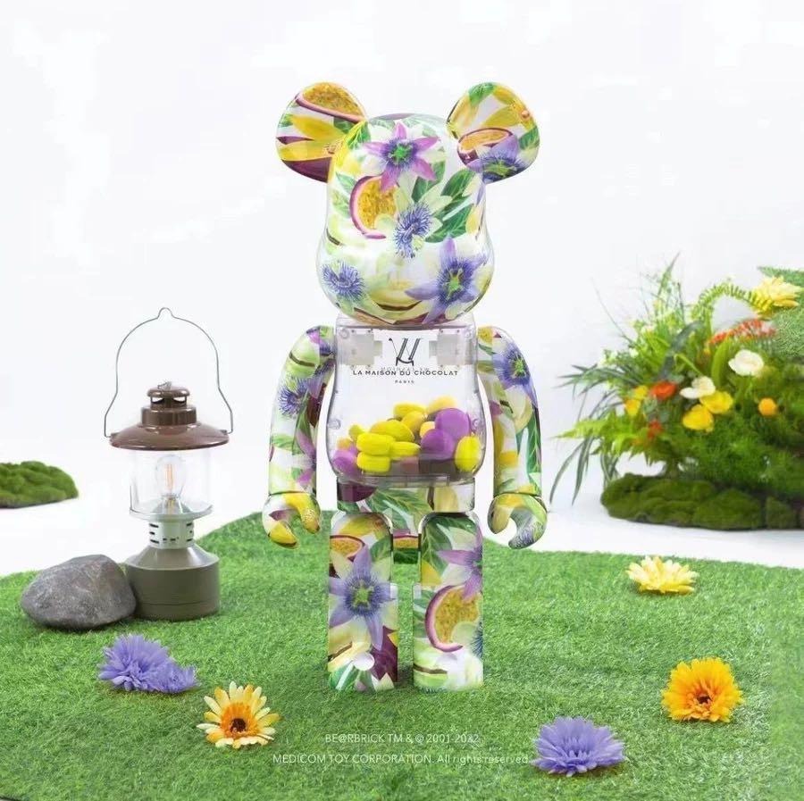 Bearbrick La Maison du Chocolat 100% & 400% 熱情果(Be@rbrick