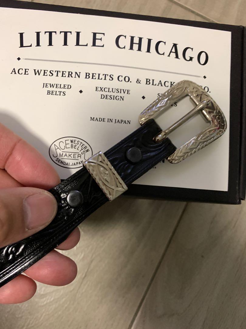 BlackSun X ACE Western Belts LITTLE CHICAGO BELT, 男裝, 手錶及配件