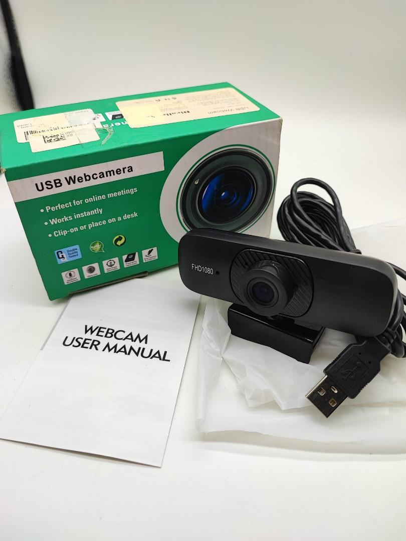 C60 2M Pixels Webcam HD Webcam with Microphone Work with Streaming Computer  Camera for Online Classes Video Conference Calling Gaming