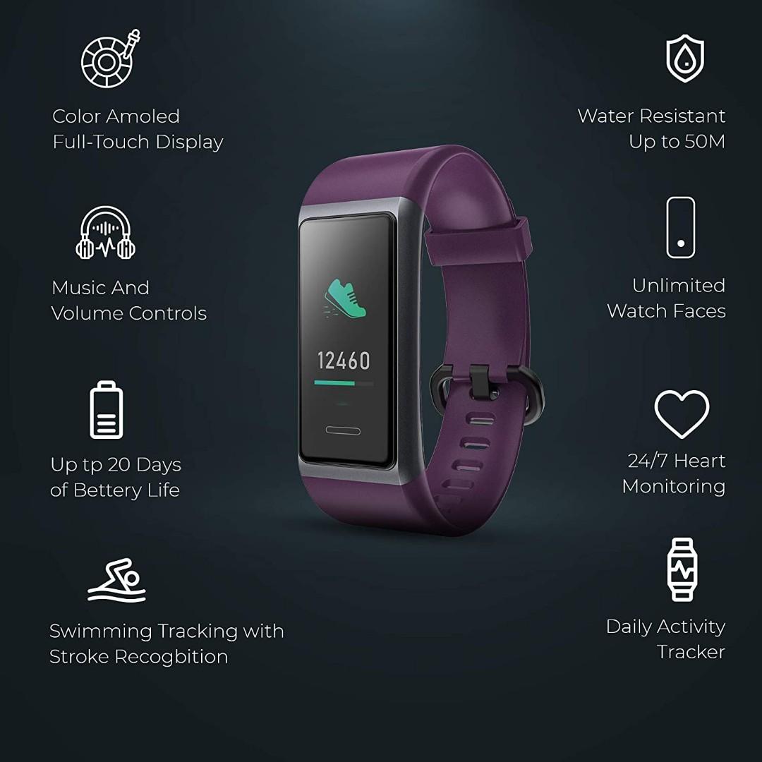 Letscom fitness tracker swimming outlet