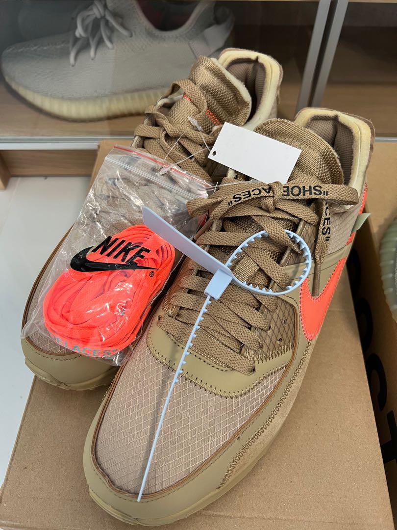 BNWT Off White Air Max 90 Desert Ore and Yeezy 350 V2 Desert Sage