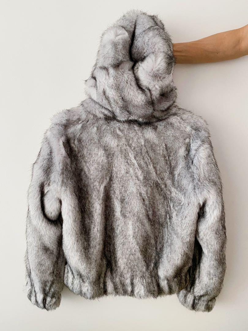 Brand New with Tag Authentic Michael Kors Hooded Fur Coat