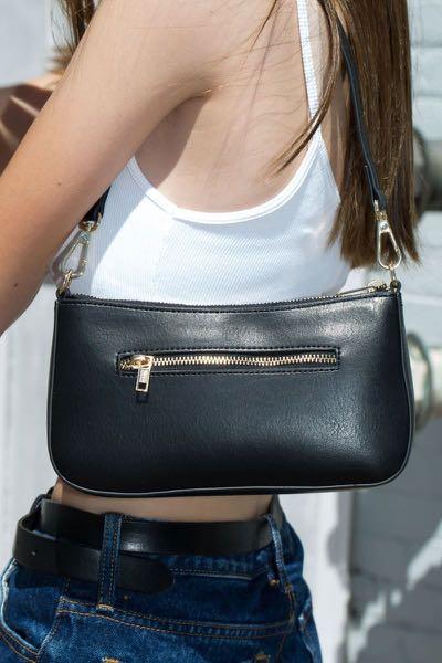 brandy melville black shoulder bag