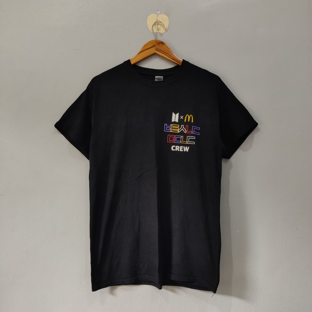 BTS x McDo Crew Shirt (Official), Men's Fashion, Tops & Sets, Tshirts ...