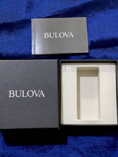 BULOVA WATCH BOX ONLY AUTHENTIC