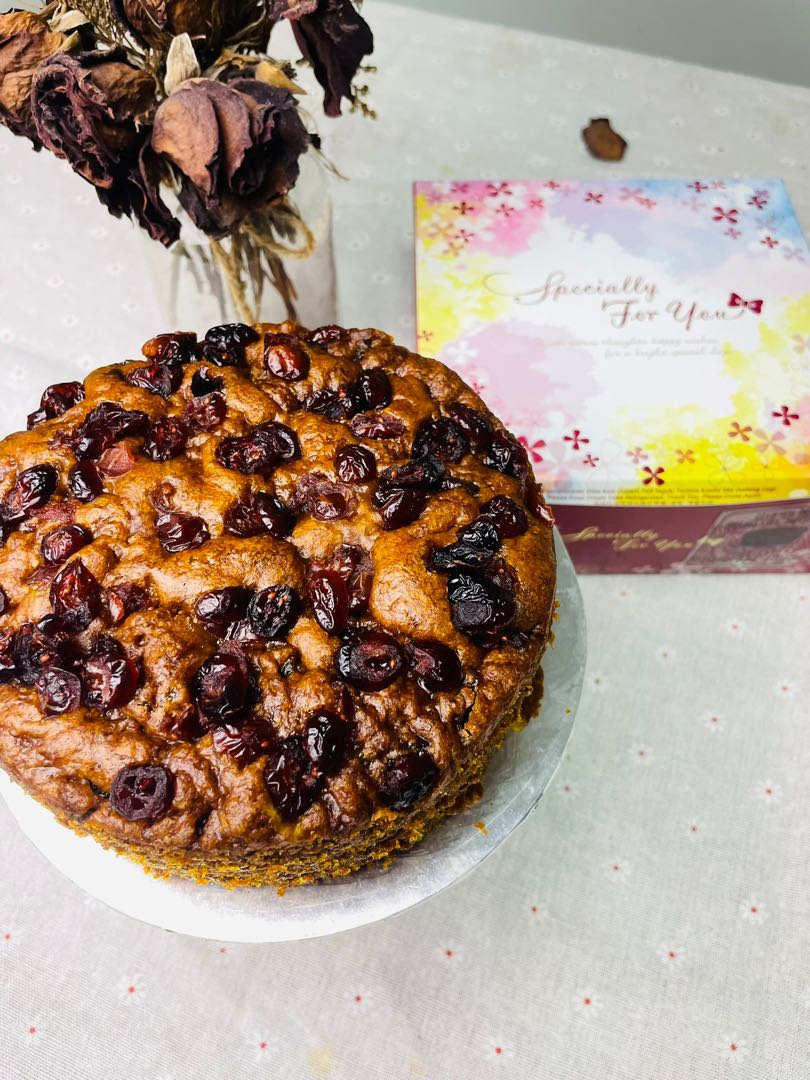 Butter fruit cake cranberries, Food & Drinks, Homemade Bakes on Carousell