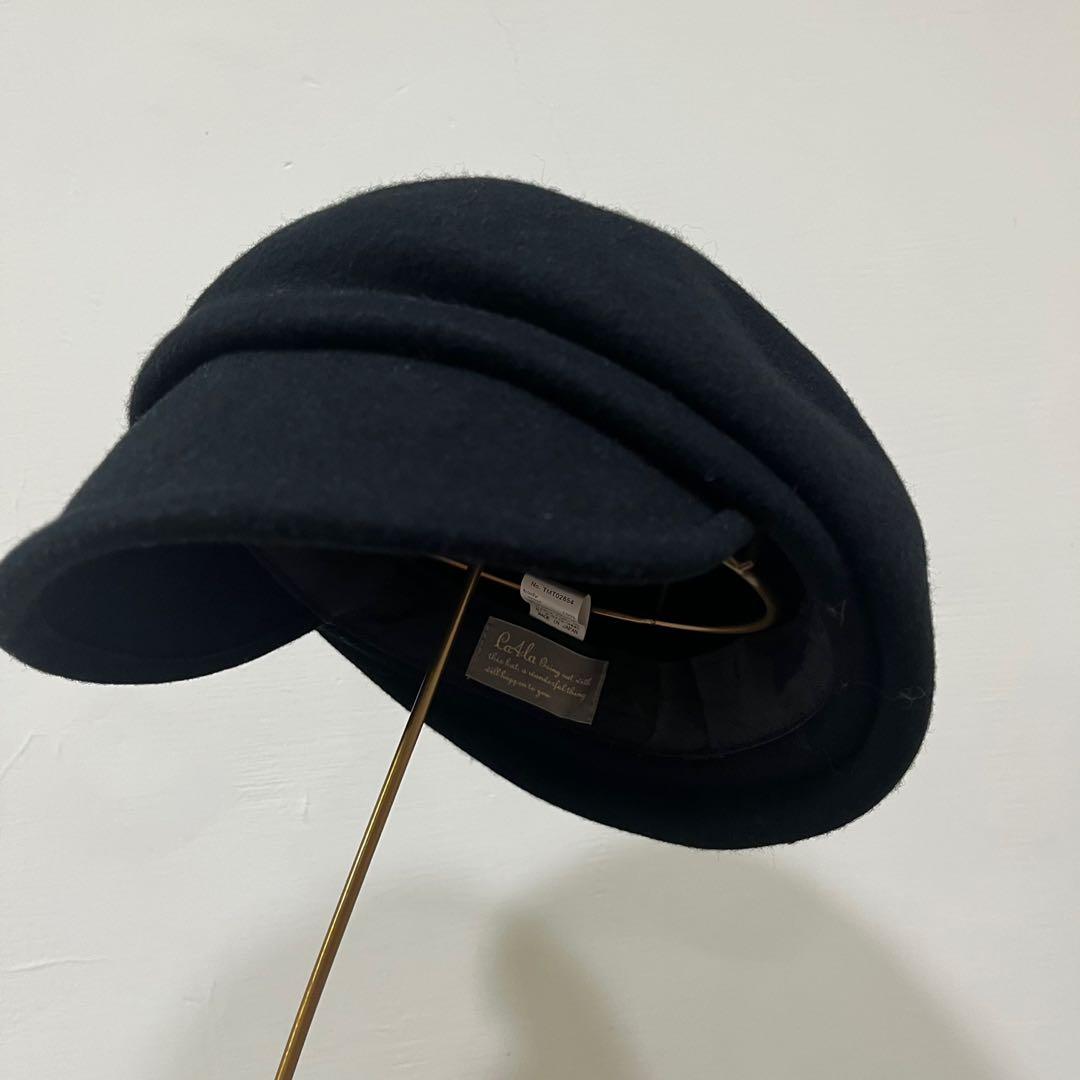 Ca4la 黑色經典設計帽子100%羊毛, 她的時尚, 手錶及配件, 帽在旋轉拍賣