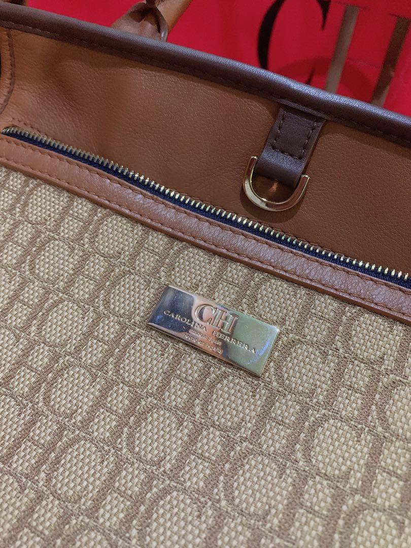 💜CH Carolina Herrera Clutch Bag, Luxury, Bags & Wallets on Carousell
