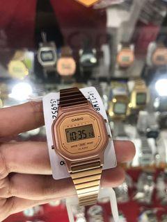 Casio Retro Rosegold