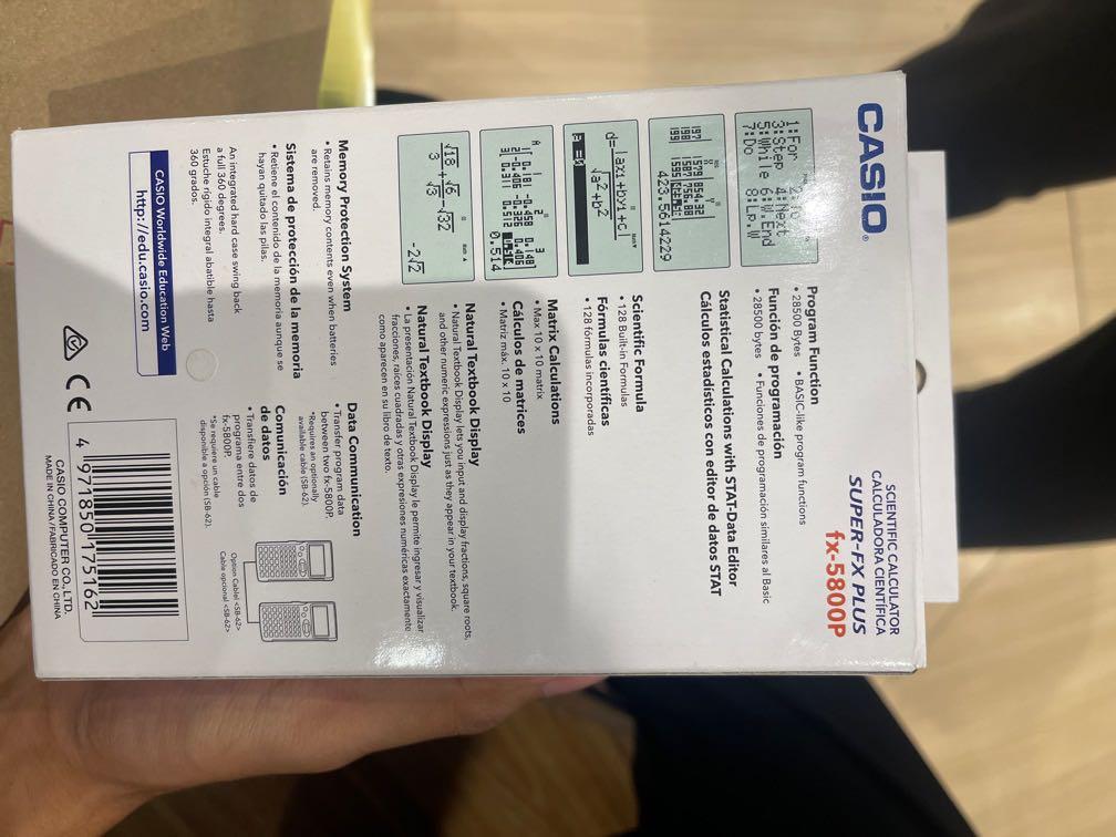 Casio Scientific Calculator, Computers & Tech, Laptops ...