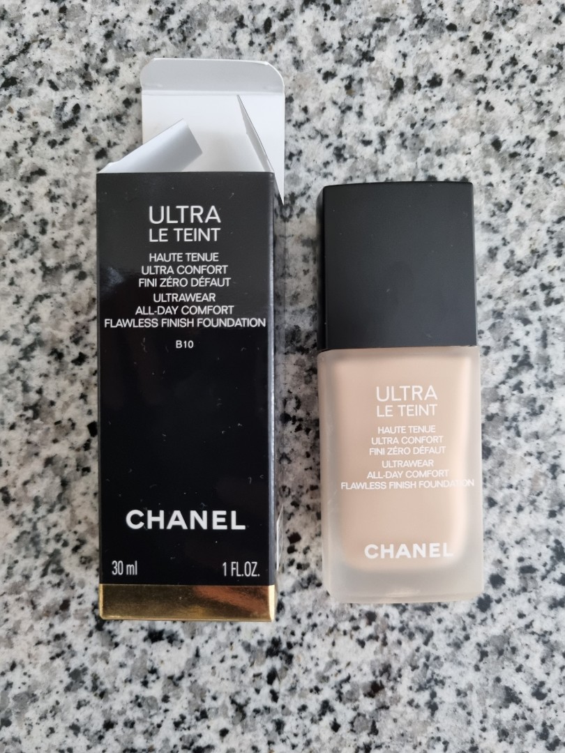 Chanel ultra le teint foundation in shade B10, Beauty & Personal Care, Face,  Makeup on Carousell