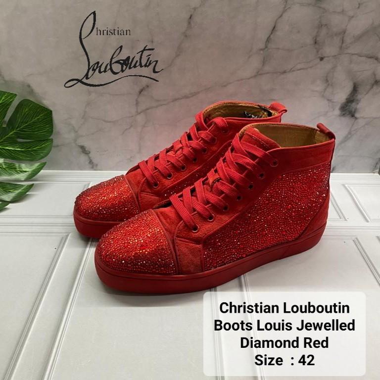 Louboutin diamond deals boots