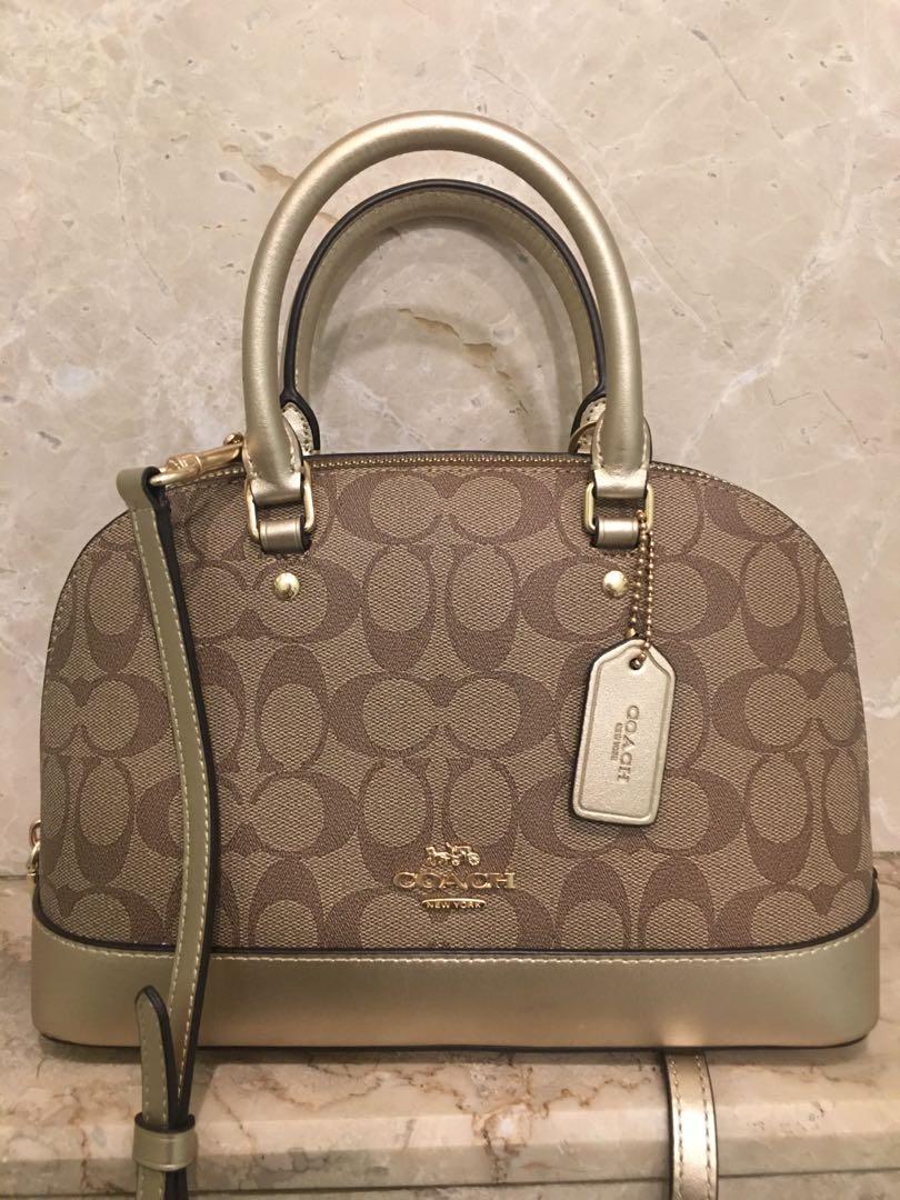 Coach mini sierra original, Barang Mewah, Tas & Dompet di Carousell