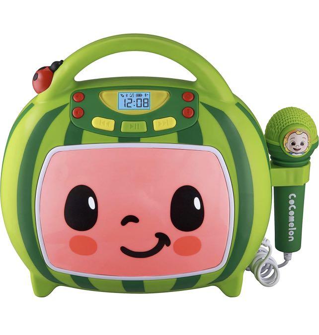 Karaoke Machine with Builtin Songs and Microphone