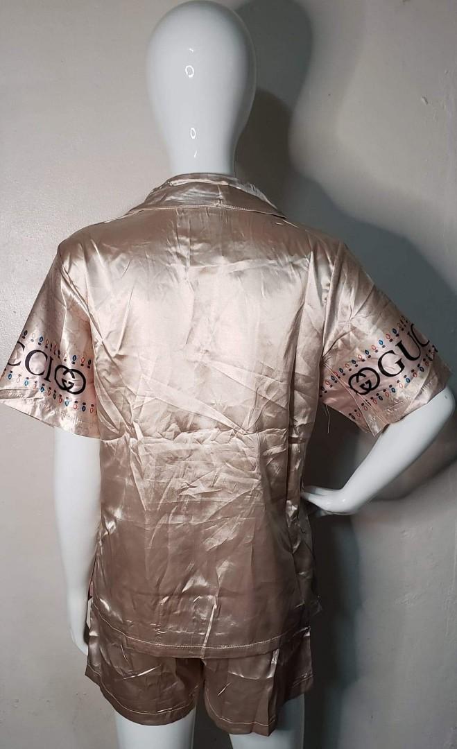 COD Gucci Silk Lounge Wear (Category: Undergarments & Loungewear) located in Taguig. Submitted by thefabsourceph (Listing ID 1177845121, Image 2). Description: New, Premium, Free Size.