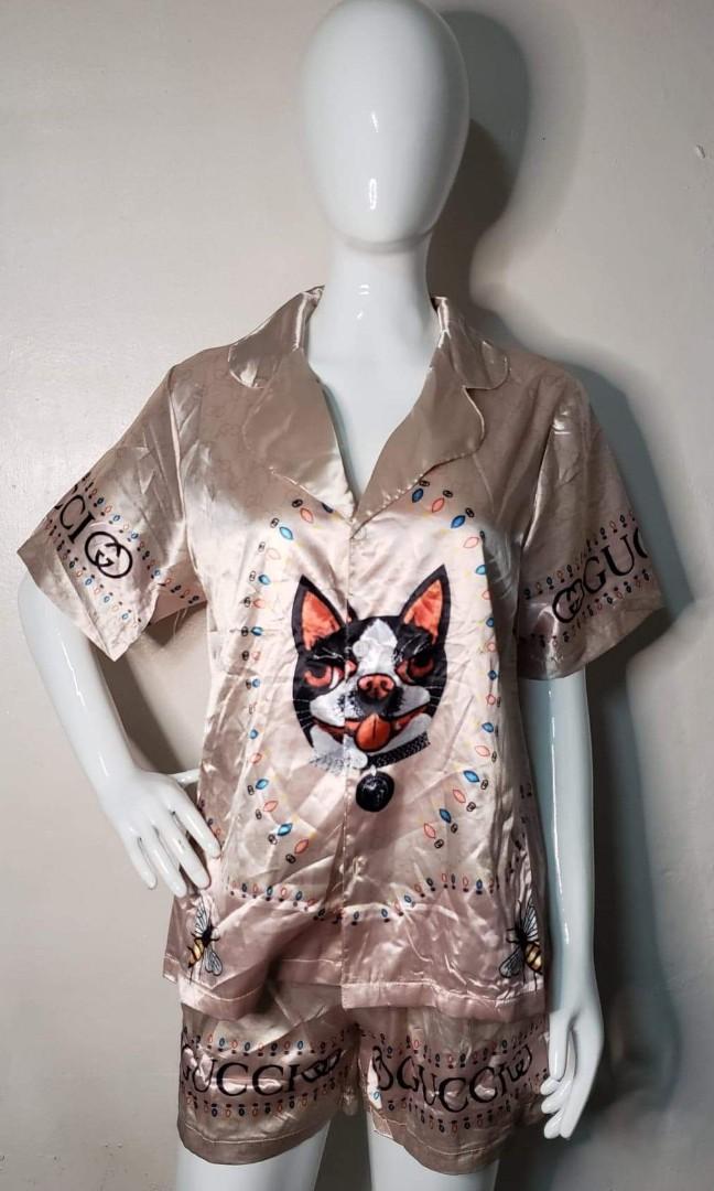 COD Gucci Silk Lounge Wear (Category: Undergarments & Loungewear) located in Taguig. Submitted by thefabsourceph (Listing ID 1177845121, Image 1). Description: New, Premium, Free Size.