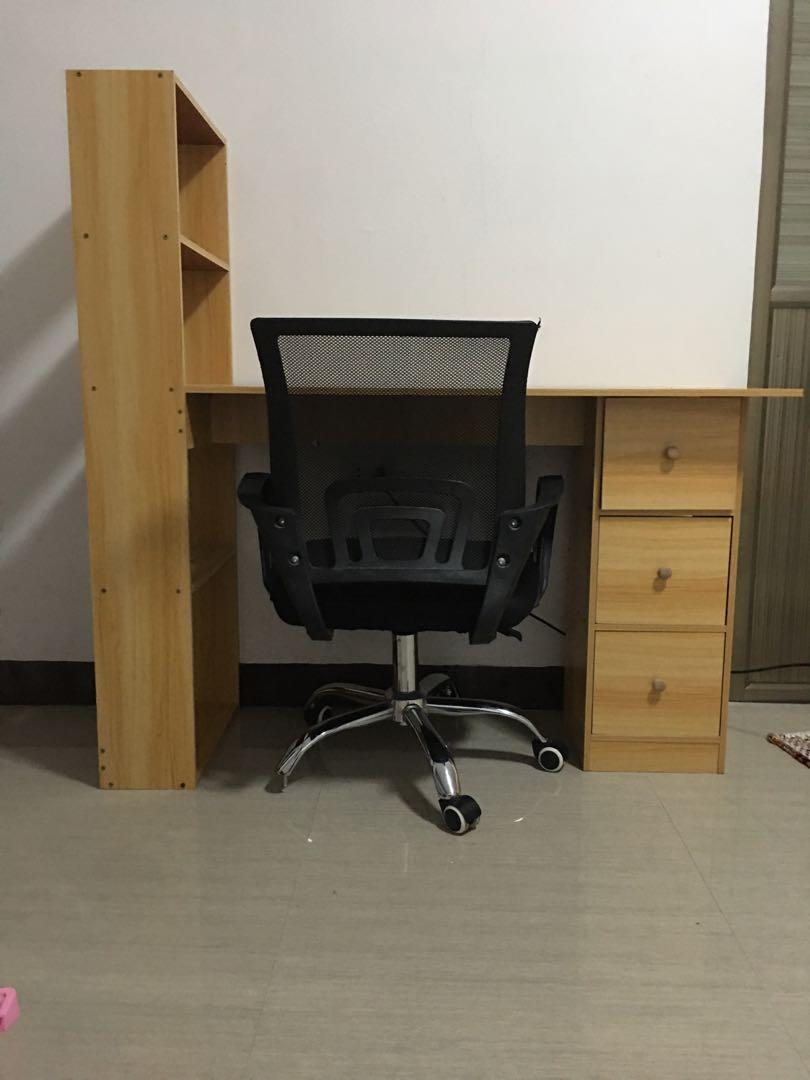 Computer table and chair., Furniture & Home Living, Furniture, Tables