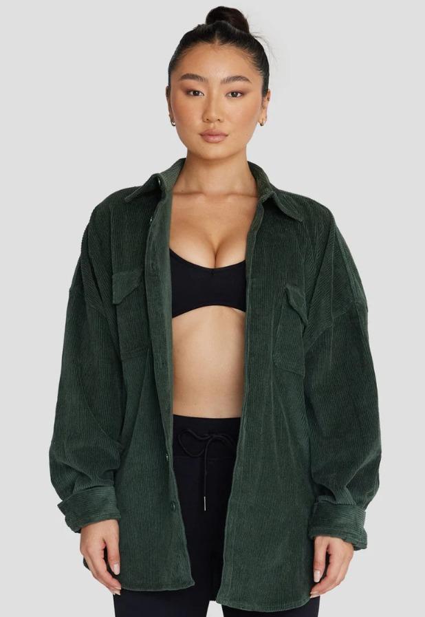 Oversized online corduroy jacket