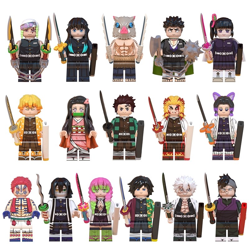 Reviews of WM Brand WM6116 Non-LEGO Demon Slayer: Kimetsu No Yaiba  Minifigures – Customize Minifigures Intelligence