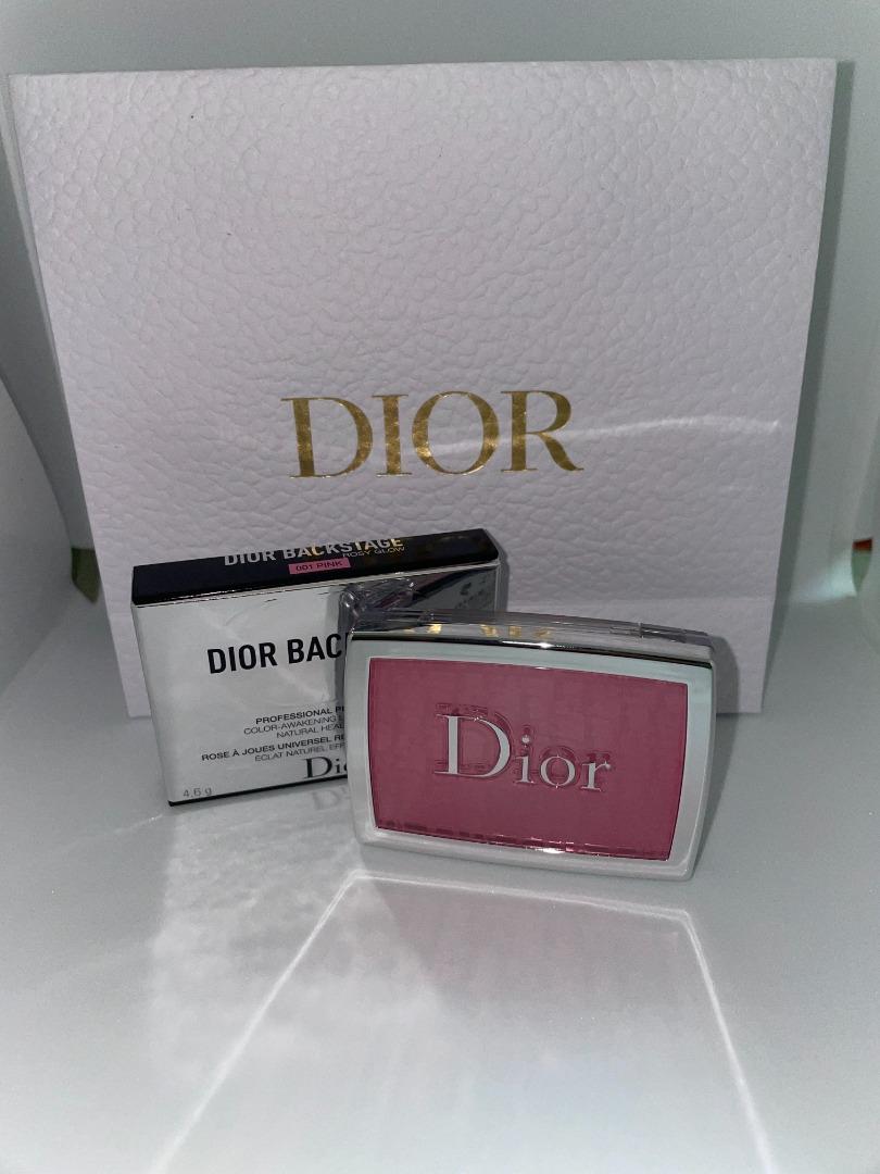 DIOR Backstage Rosy Glow Blush - 001 Pink (Category: Makeup) located in Quezon City. Submitted by michyaiko (Listing ID 1177852222, Image 1). Description: Authentic/Original. On hand. Shade: 001 Pink Size: Full size 4.6g Rosy Glow universal blush is the Dior makeup artists' secret weapon to create the appearance of naturally rosy cheeks for a fresh glowy effect..