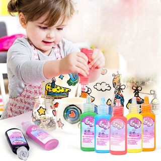 J MARK Washable Finger Paint Set for Toddlers – Set Includes 50