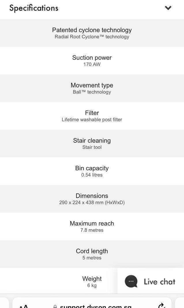 DYSON BALL DC36 allergy parquet vacuum, TV & Home Appliances, Vacuum
