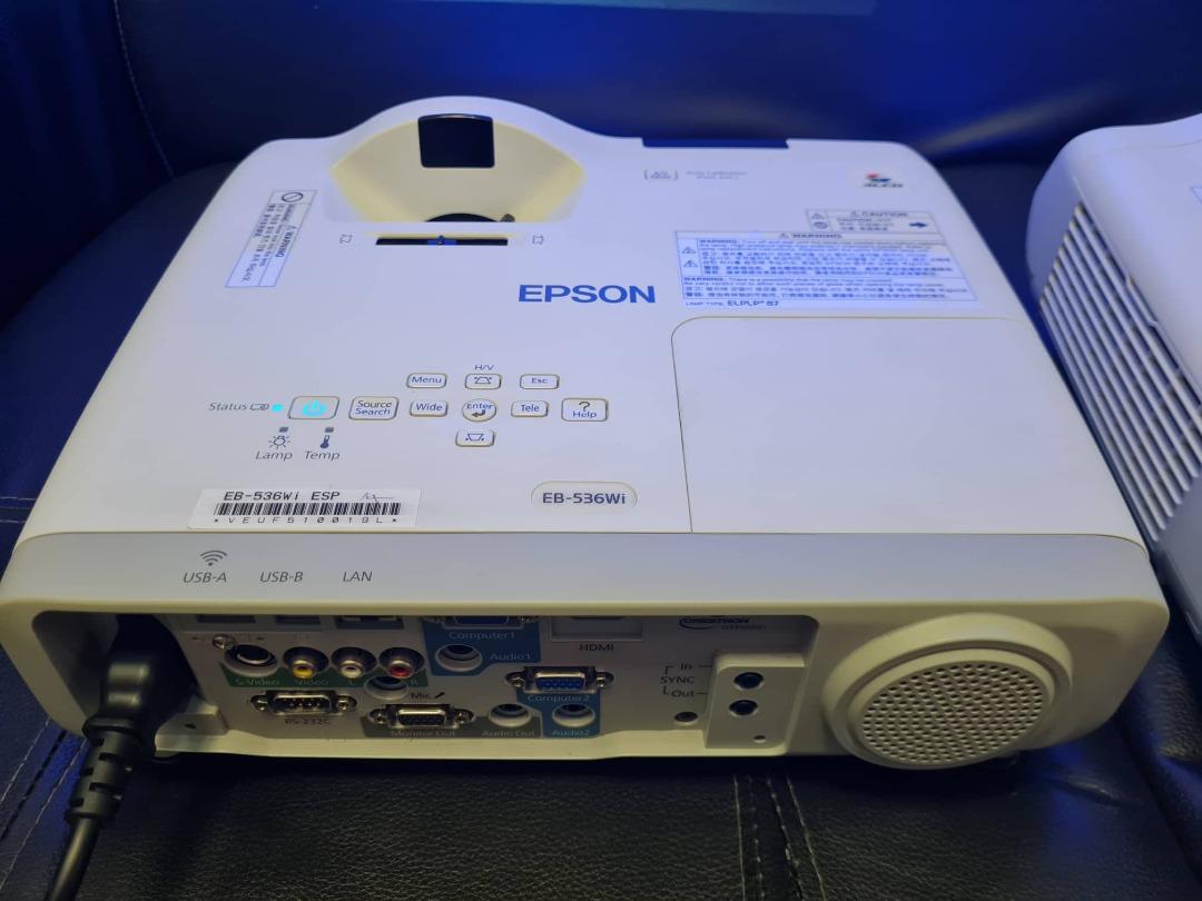 Epson EB536Wi Interactive short throw projector 3400 lumens WXGA, TV