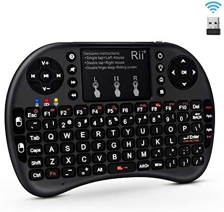 [FREE STANDARD COURIER](Upgraded)Rii 2.4GHz Mini Wireless Keyboard with ...