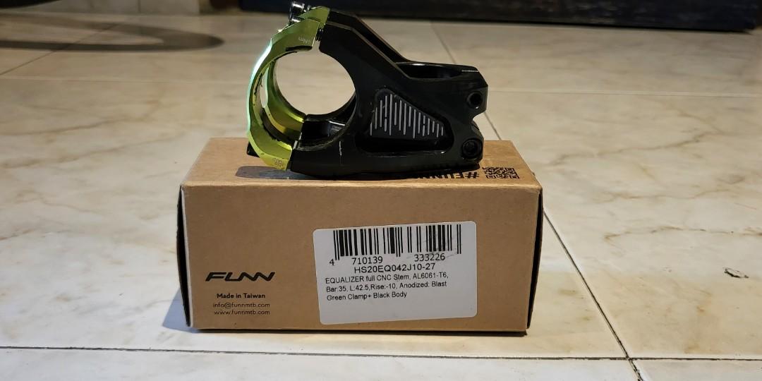 Funn Equalizer Stem (Category: Parts & Accessories) located in Singapore. Submitted by cycledelicrocha (Listing ID 1177746259, Image 2). Description: 35mm clamp , 50mm length. Dont offer ridiculous pricing, i wont entertain nonsensical offer, chat only if u serious on buying, This is not Sungei Road,Thank u!.