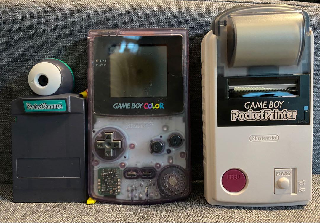 Game Boy Color + Pocket Camera + Pocket Printer, 電子遊戲, 電子