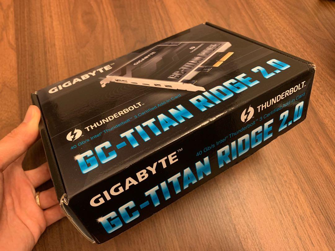 GIGABYTE GC-TITAN RIDGE 2.0, 電腦＆科技, 電腦周邊及配件, 電腦周邊 