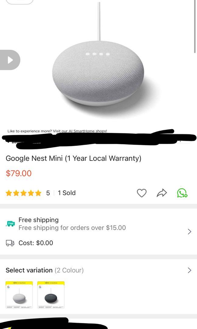Google wifi router & mesh + nest mini gen 2, Computers & Tech, Parts