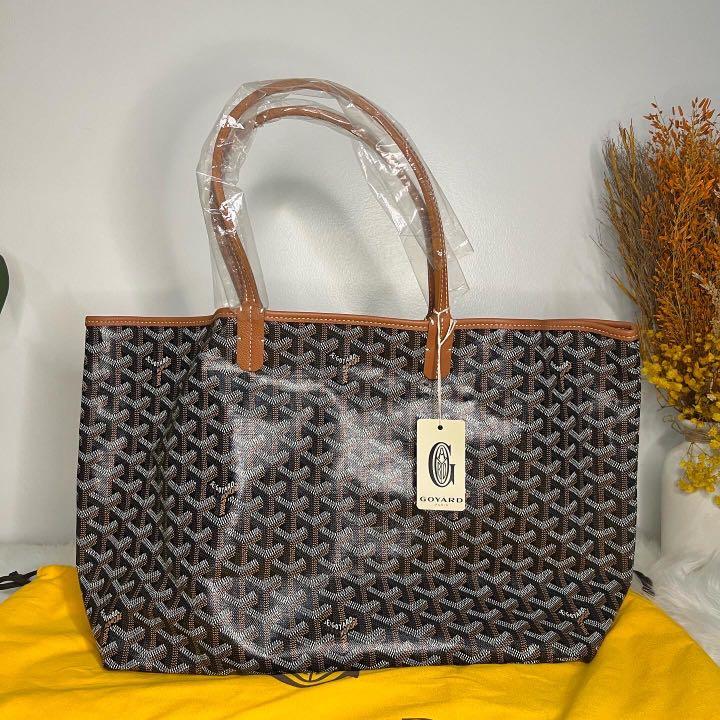 GOYARD St Louis Tote Bag PM Size (Black), Luxury, Bags & Wallets on  Carousell