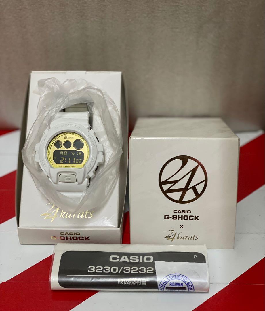G SHOCK DW6900 24karats PUTIH Men s Fashion Watches