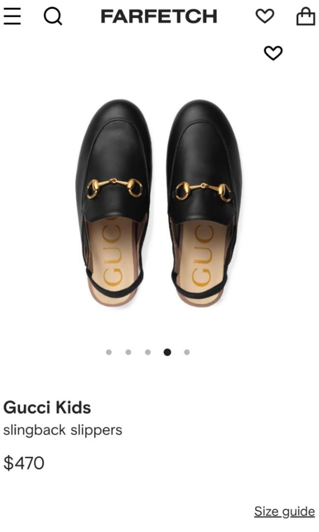 Gucci Princetown Slingback Mules Luxury Sneakers Footwear on Carousell
