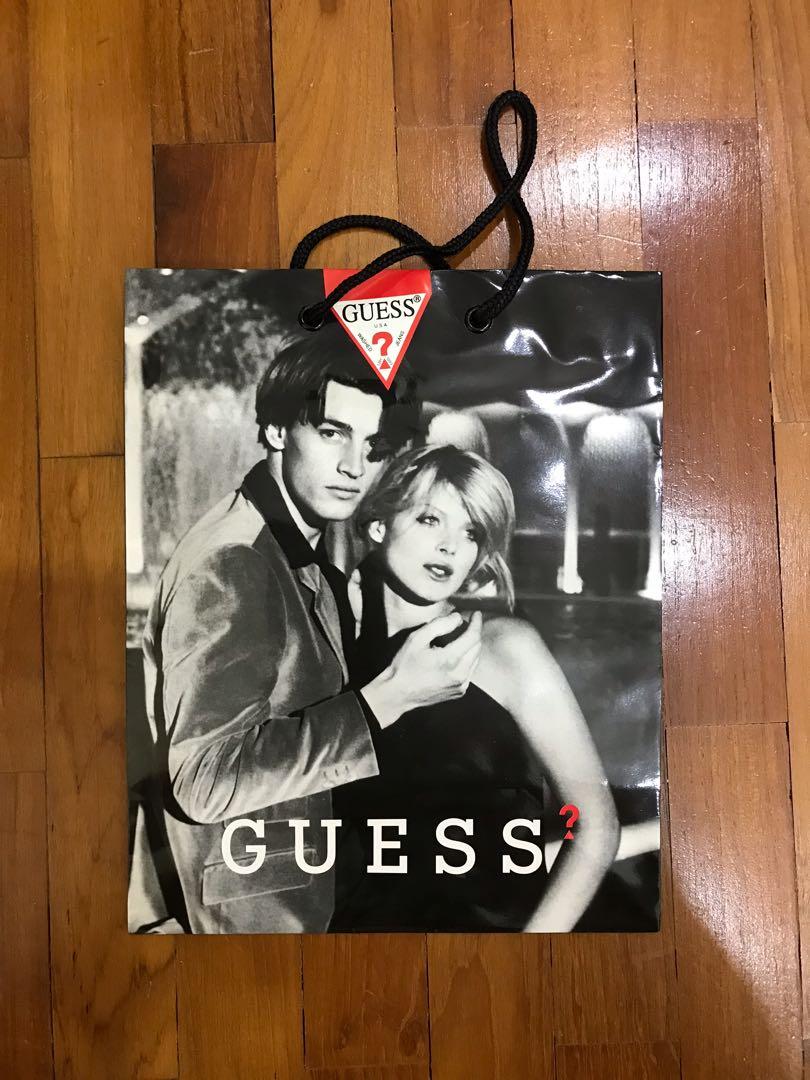 Guess paper bag shop