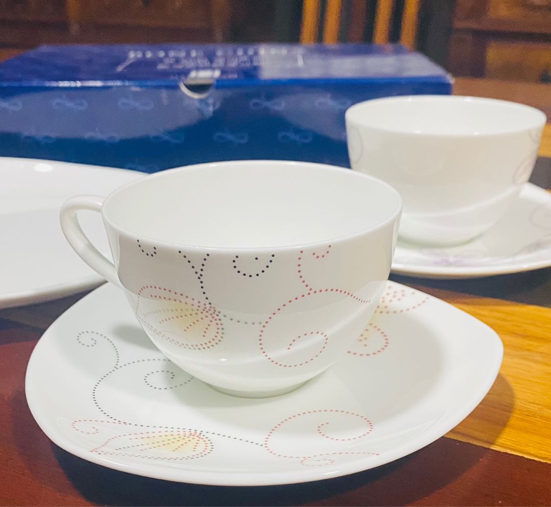 Haengnam Bone China Gift Set, Furniture & Home Living, Kitchenware