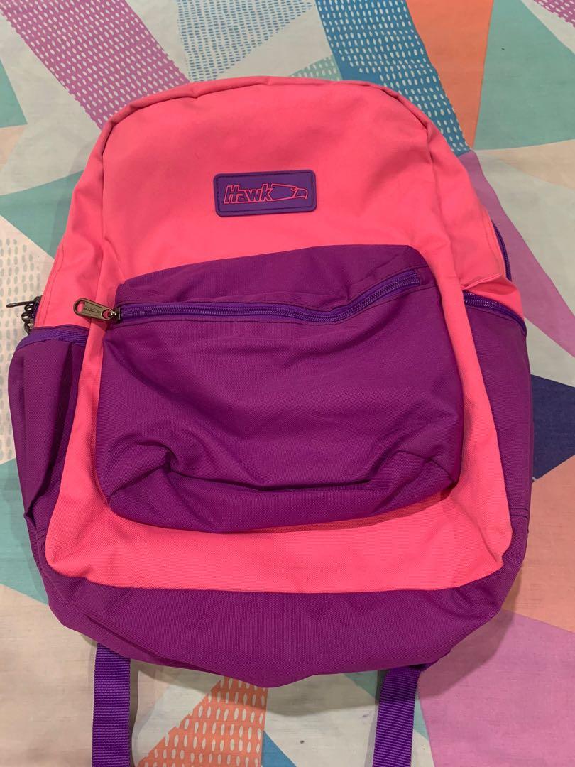 Hawk Pink Violet Backpack Women s Fashion Bags Wallets