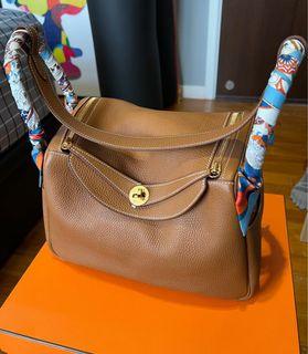 Hermes Lindy 30” Gold in GHW 
