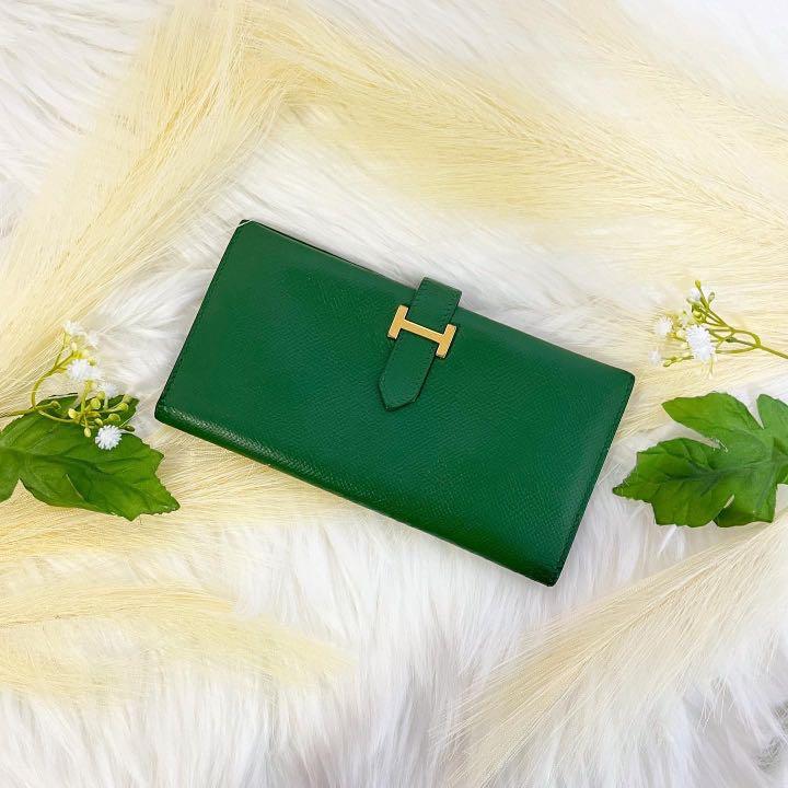 Hermes wallet 2025 green