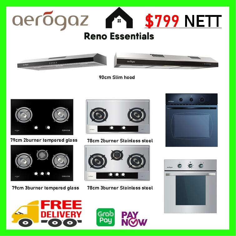 Hood and Hob // Aerogaz Oven package, TV & Home Appliances, Kitchen