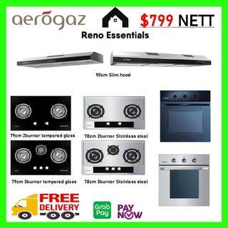 Hood and Hob // Aerogaz Oven package