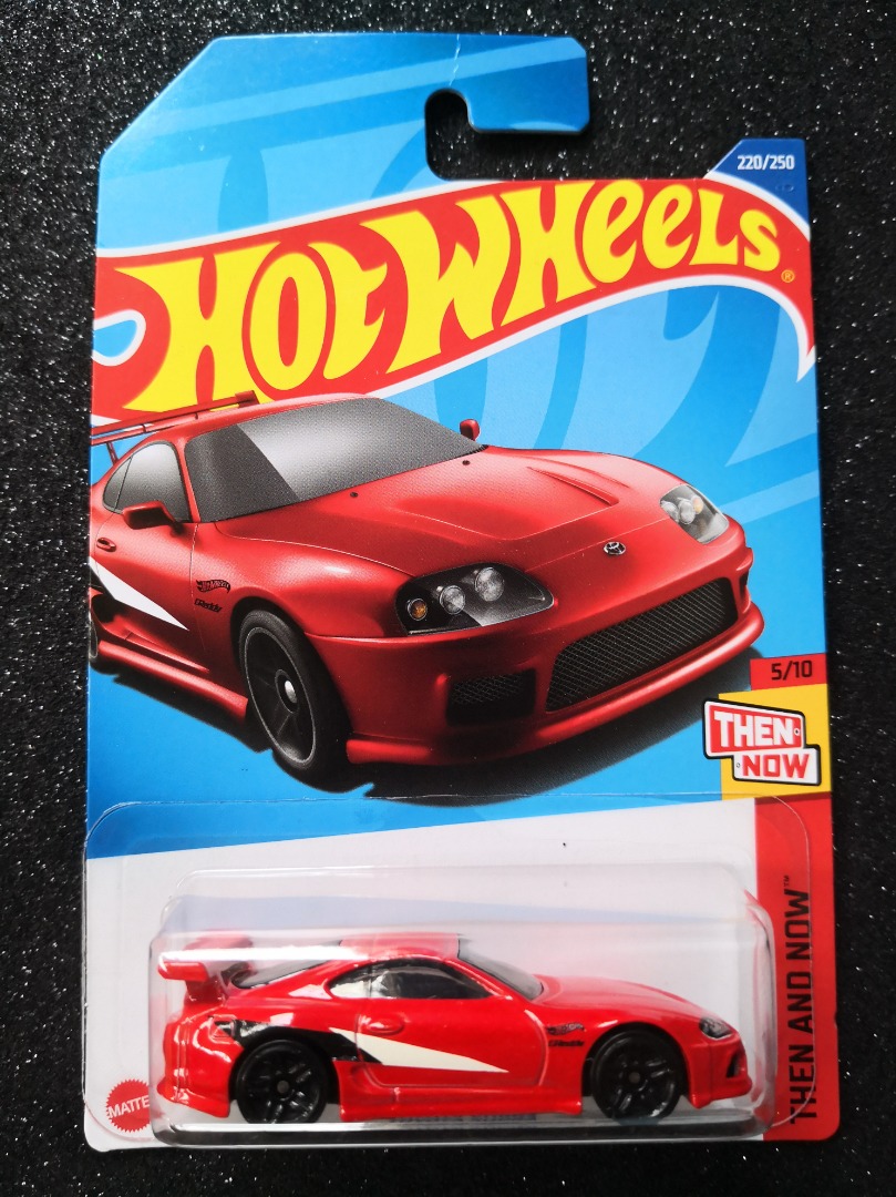 Hot Wheels Toyota Supra Red Then and Now, Hobbies & Toys, Toys & Games ...