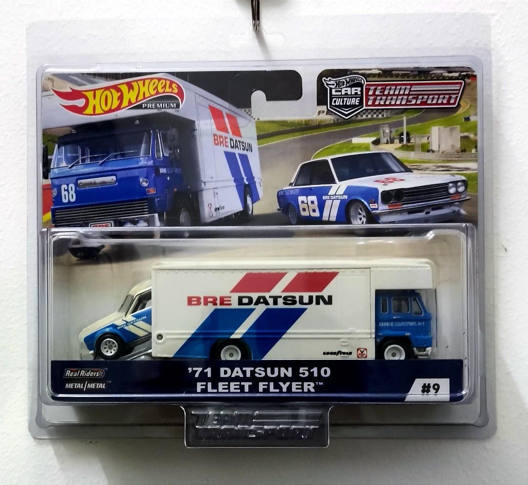 Hot wheels team transport shop datsun 510