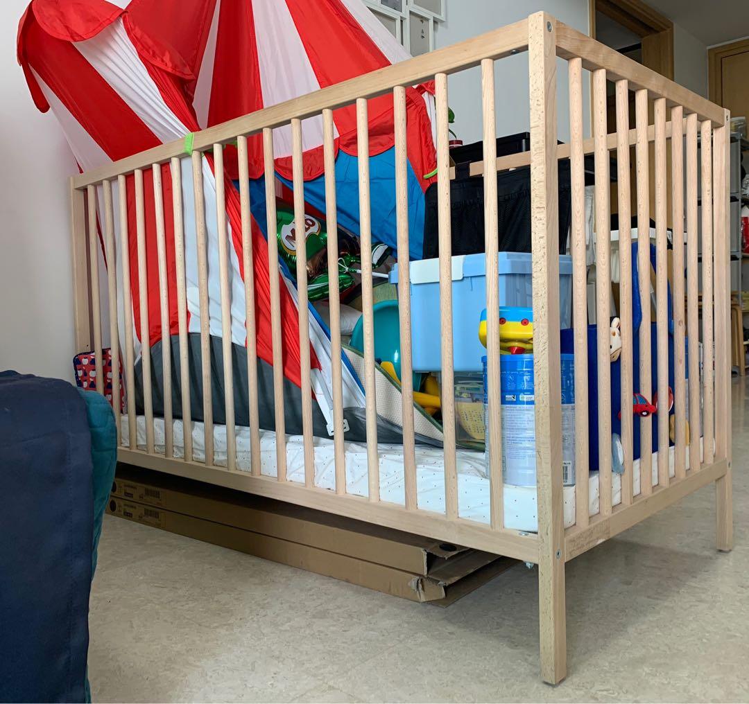 Ikea Baby Cot, Babies & Kids, Baby Nursery & Kids Furniture, Cots
